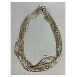HST253- Gorgeous Italian Silver Necklace  HST253- Gorgeous Italian Silver Necklace