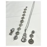 HST275- 925 Silver Jewelry ! Chain, Pendants, And Bracelet  HST275- 925 Silver Jewelry ! Chain, Pendants, And Bracelet