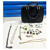HST280- Fashion Jewelry, Natural Stone Pendants, W/ Travel Bag HST280- Fashion Jewelry, Natural Stone Pendants, W/ Travel Bag