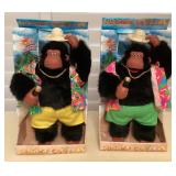 MFS014 Two Animated Musical Summer Gorillas New