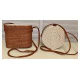 MFS057 Two Woven Basket Style Bags