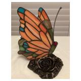 MFS071 Tiffany Style Stained Glass Butterfly Table Lamp New