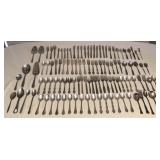 MFS074 Vintage Silver Plate & Stainless Steel Flatware