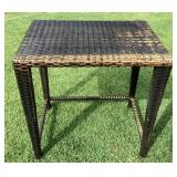 MFS076 Faux Rattan Patio Side Table