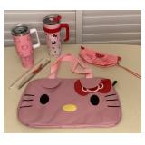 MFS094 Hello Kitty Insulated Travel Mugs & Bags New