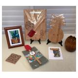 MFS101 Koa Framed Pineapple Picture, Planter, Cutting Boards & More!