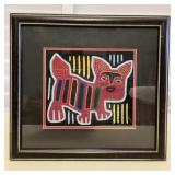 MFS102 Framed Mola Art Work