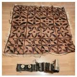 MFS107 Large Piece Of Vintage Kapa Tapa & More!