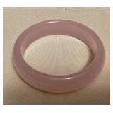 MFS122 Lotus Pink Jade Bangle Bracelet New