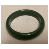 MFS123 Spinach Green Jade Bangle Bracelet New