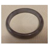 MFS134 Grey Jade Bangle Bracelet 