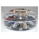JHA013 Collectible Matchbox Diecast MLB Logo Cars & Display Case