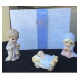 JYR001 Rare Precious Moments Nativity Set New in Box