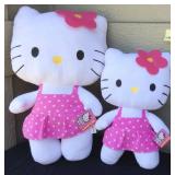 JYR007 Cute Hello Kitty Plush Animal Set of Two Lot #1
