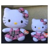 JYR008 Cute Hello Kitty Plush Animal Set of Two Lot #2