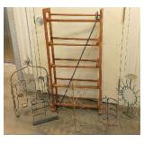 SAV002 Metal Racks & Wooden Shoe Rack