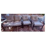 EAT005 Patio Furniture 2 Chairs And 1 Two Seat Chair