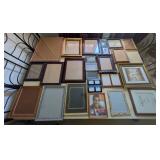EAT061- Big Lot of Picture Frames – Various Sizes, Colors & Styles