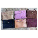 EAT079 6 Leather Shoulder Purses By Jerri Bags LTD.