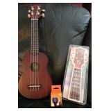 EAT200 - Kala Soprano Ukulele, Cord Deck & Electronic Tuner 