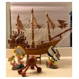 EAT211 - Decorative Art Fish & Ship & More