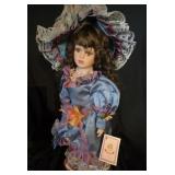 EAT309 - 17" Kinnex Porcelain Doll "Mavis" with COA