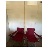 EAT335 Diving Spear And Two Lawn Chairs 