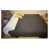 EAT342 - Metal Bed frame + Full size mattress & Foam 