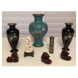MMP004 Asian Vases, Dragon Figurines, Carved Bone & More!