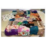 MMP015 Vintage Hawaiian Patchwork Quilt Blanket & Pouch Bag