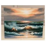 MMP043 Original Seascape Painting 