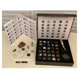 MMP101 30 PCs Gems & Rock Collection Kit, Petrified Wood, Polished Stone Obelisks & More!