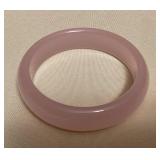 MMP122 Lotus Pink Jade Bangle Bracelet New