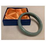 MMP127 Green Jade Bangle Bracelet New