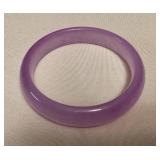 MMP133 Purple Jade Bangle Bracelet New