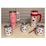 MMP150 Hello Kitty Stainless Steel Insulated Travel Mugs & Cups New