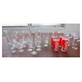 MCS051 Collectible Coca-Cola and Wine Glasses