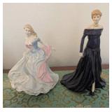 HKF027- Royal Doulton Figurines “Princess Diana” and “The Dancer”