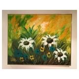 HKF030 Large Lee Reynolds Abstract Floral Painting