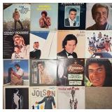 HKF049 Assortment Of Vinyl Records Featuring Tom Jones, Englbert Humperdinck, And Kenny Rogers