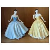 HKF050- Royal Doulton Figurines – “Sweet Innocence” and “Elizabeth”