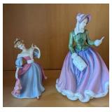 HKF051- Royal Doulton Figures "Amy," And "Specially For You"