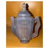 HKF053 Lavender Jade Teapot Figurine