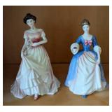 HKF070- Royal Doulton Figurines "Julia" And "Valerie" 