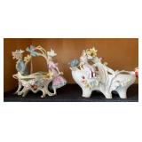 HKF073 - Two Lovely Rococo-Style Basket & Planter 