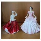 HKF129- Royal Doulton Figurines "Hope" And "Gail" 