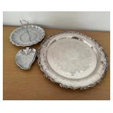 HKF130 - Three Silver-Plated Serving Dishes