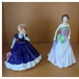 HKF132- Royal Doulton Figurines "Mary" And "Jessica"