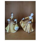 HKF133- Royal Doulton Figurines "Kirsty" And "Stephanie"
