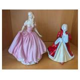HKF141- Royal Doulton Figurines "Rachel" And "Just For You" 